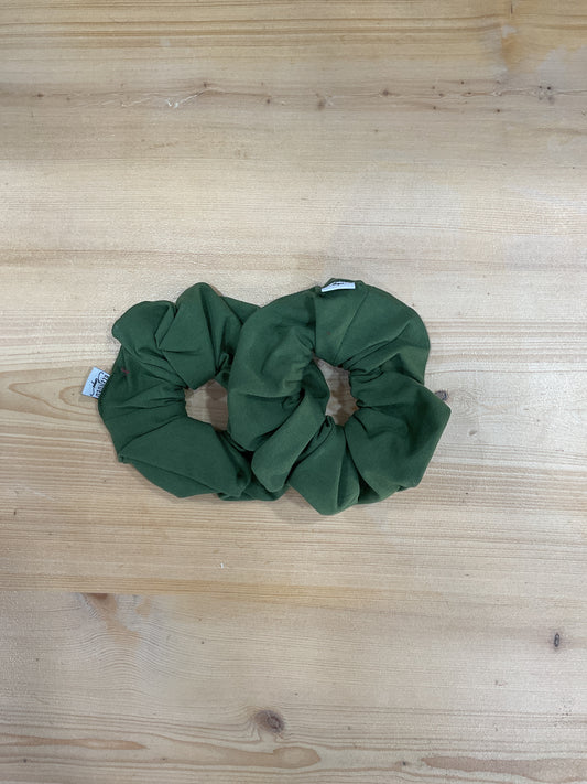 Khaki Jersey Scrunchie