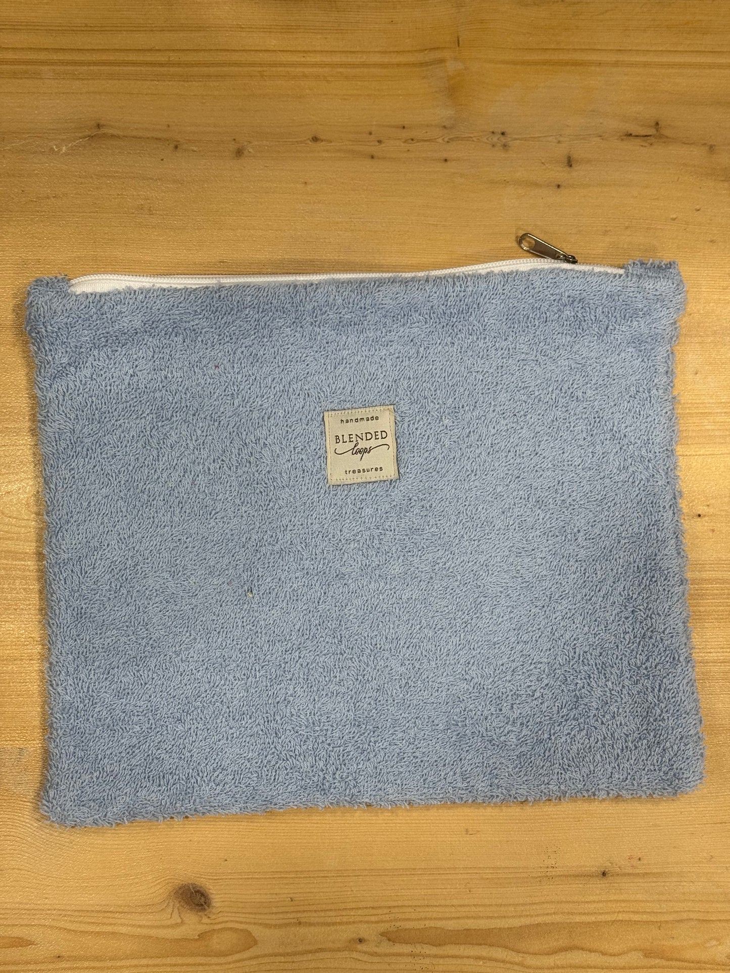 Big Light Blue Pouch