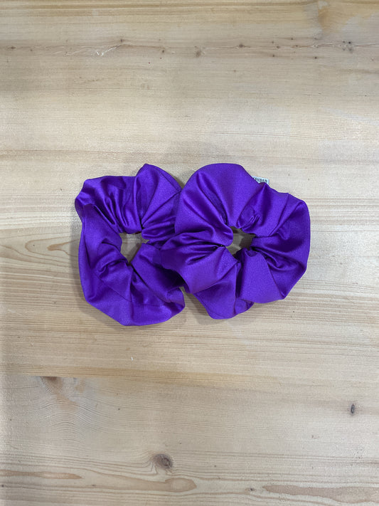 Purple Lycra Scrunchie