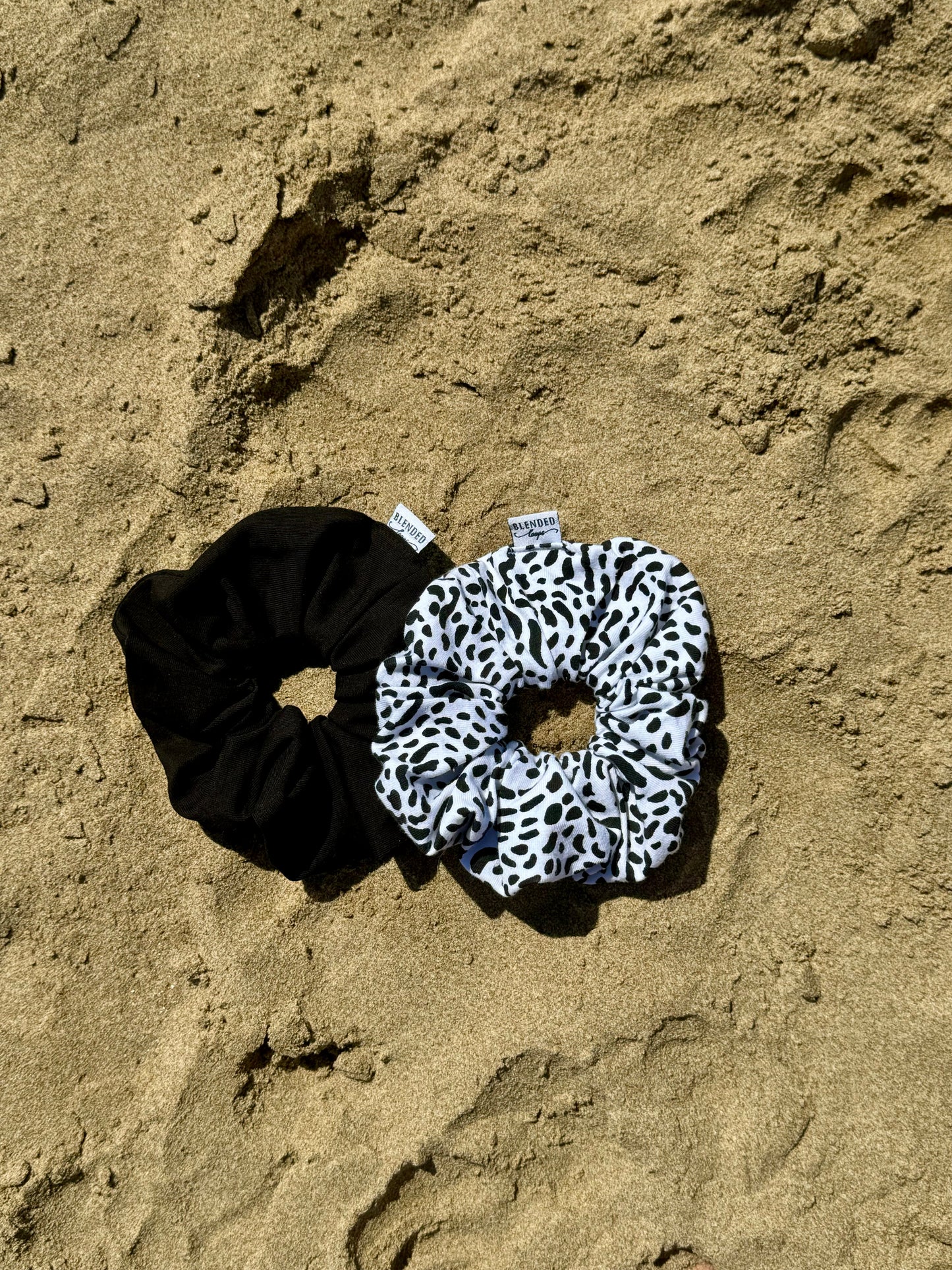 Black Jersey Scrunchie