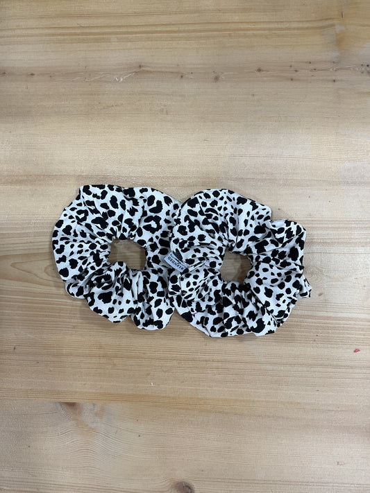 Dalmatian Jersey Scrunchie