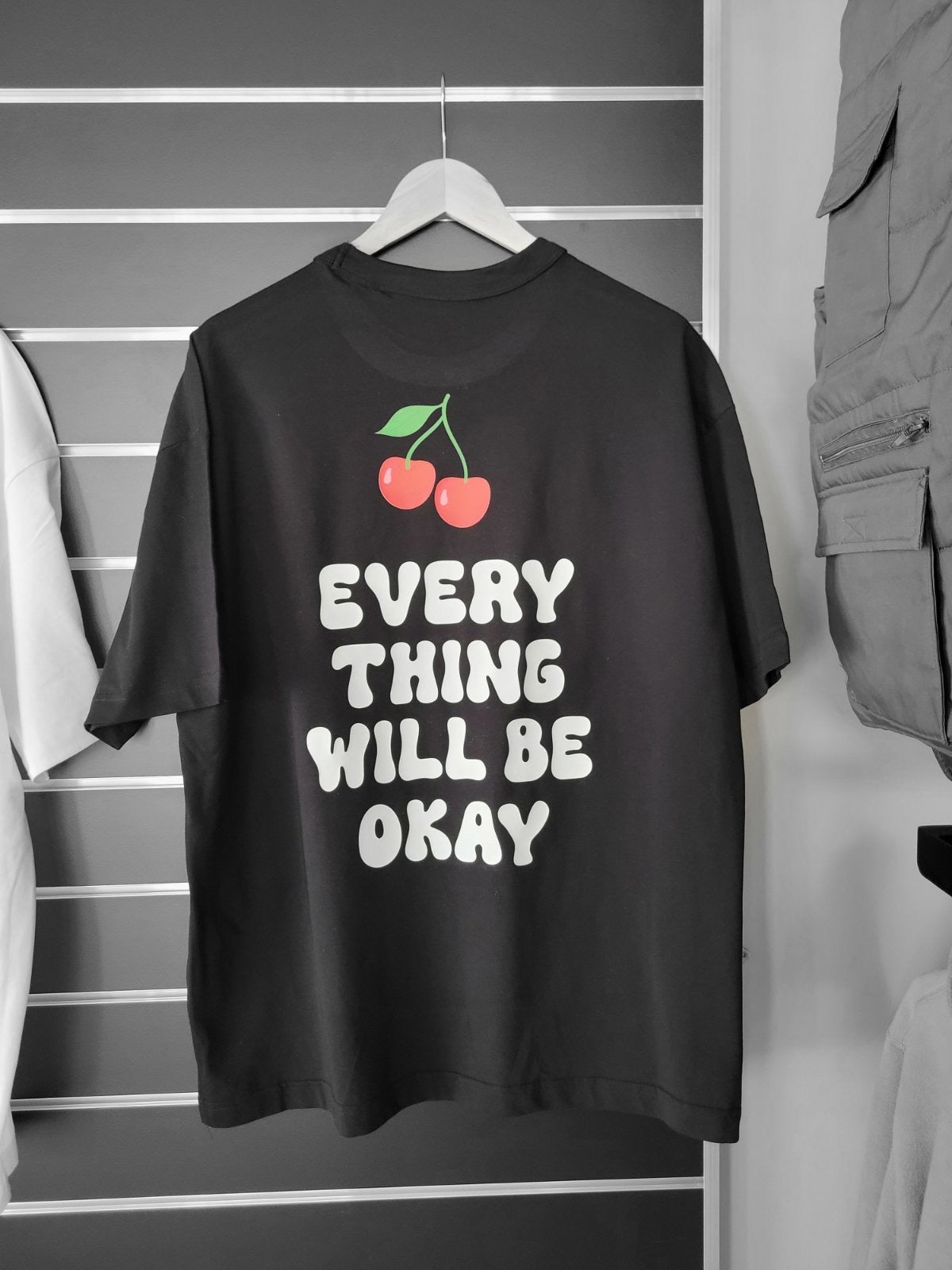Oversized T-Shirt Black 🍒